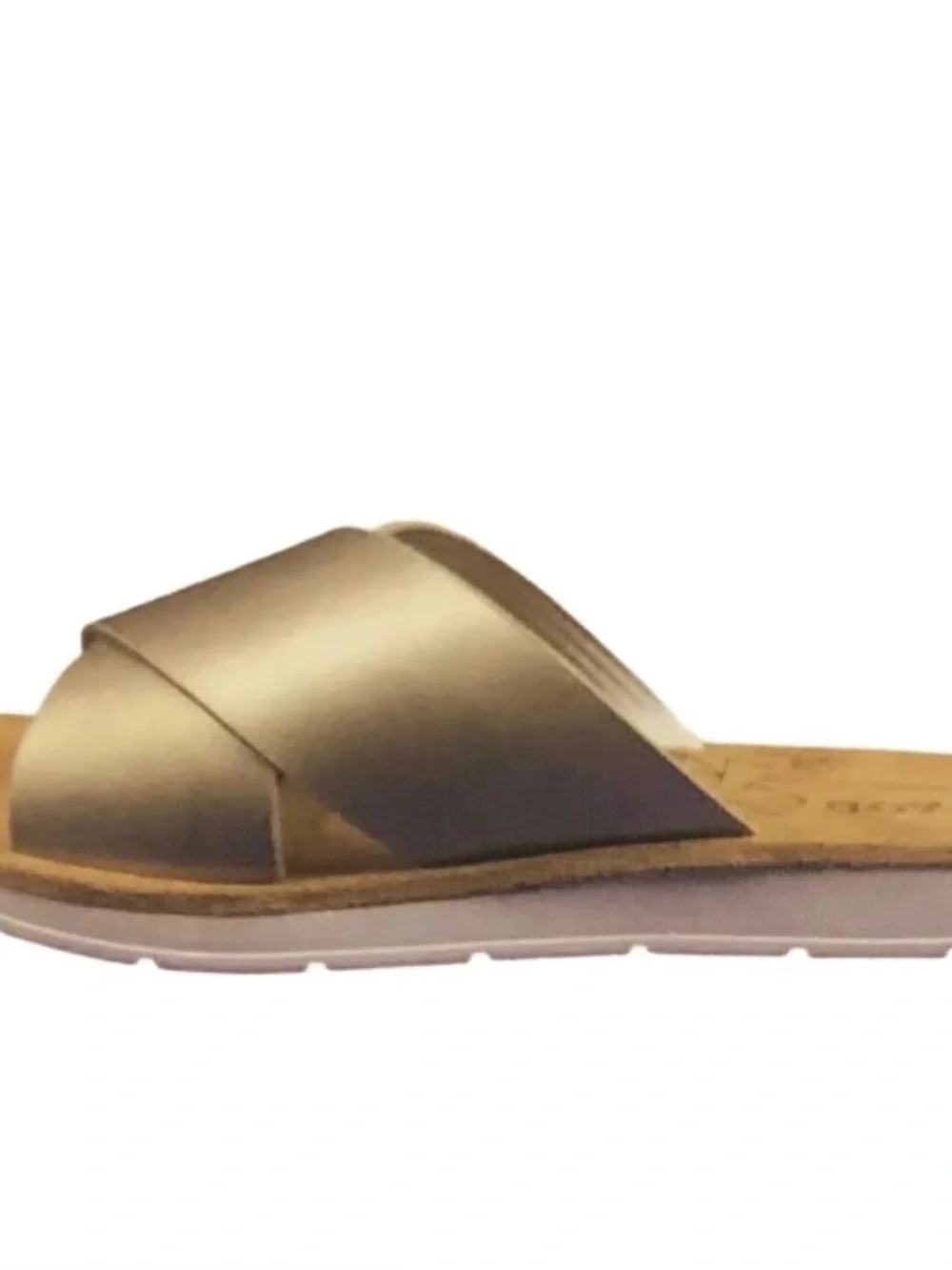 Izod Ladies Alyssa Gold Strap Sandal